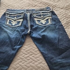 Rock Revival Dark Blue Bootcut Jeans